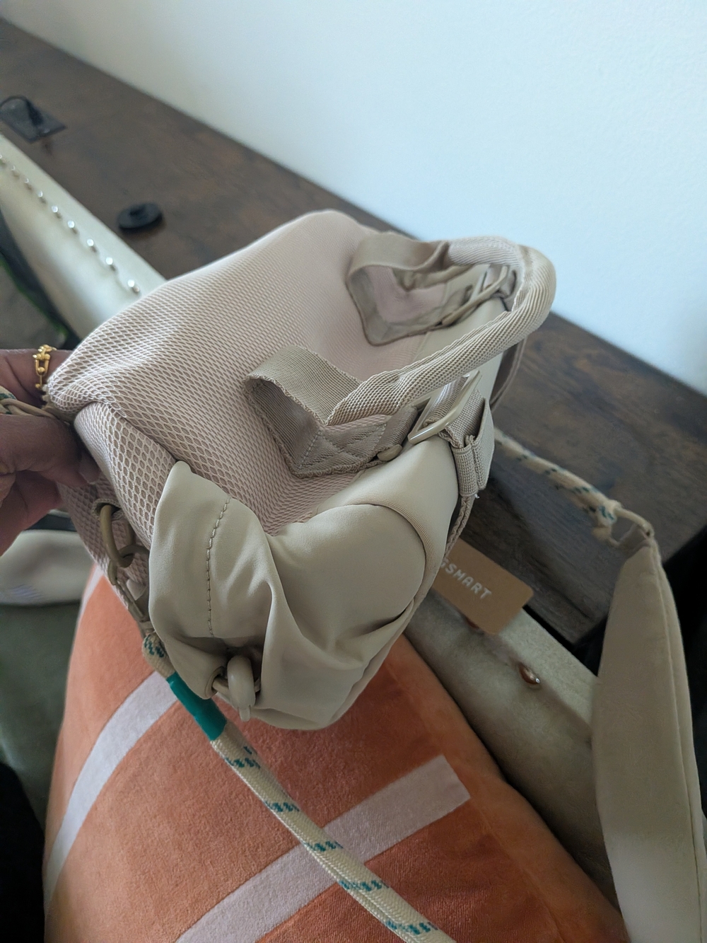 REIKI 5.5L Mini Duffle in Beige - Picture 6 of 6